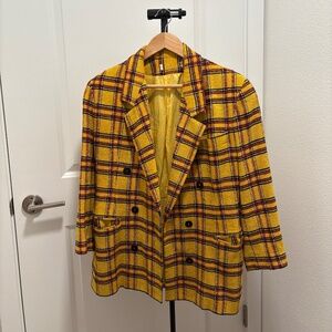 Plaid Blazer